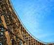 Down a woodern roller coaster ride