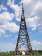 The old wooden tower radio Gliwice (wooden building the world's
