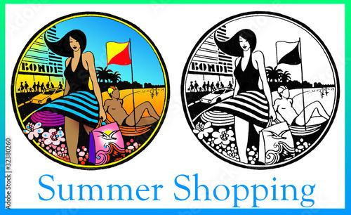 Illustration: Summer Shopping Summer Shopping