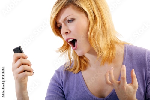 Photo: telephone terror or a controversial (white background)) telephone terror or a controversial (white background))