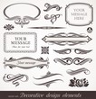Vector decorative design elements & page decor