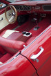 Interior of an old cabriolet
