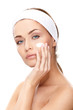 Photo: Applying creme Applying creme