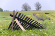 Fence in a field