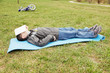 Nap on grass