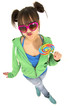 ����: Teen with attitude � pink candy #32390855