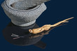 Akupunkturnadeln und Ginseng