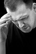 Man With Headache or Migraine Pain