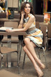 Beautiful businesswoman talking on the phone
