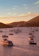 St. Thomas Harbor at Sunset, Caribbean