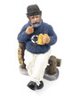 Old Sailor Relaxing Statuette