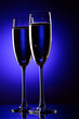 Pair of champagne flutes