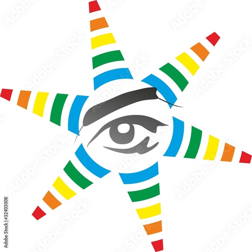 Vector: Auge psycho Auge psycho