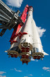 copy of rocket Vostok in All-Russia exhibition centre in Moscow,
