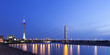 Panorama Düsseldorf bei Nacht