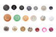 many different buttons isolated many different buttons isolated