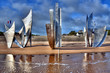 Sculpture à Omaha Beach - Saint-Laurent-Sur-Mer
