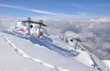 Gondolas lift in Rosa Khutor ski resort, Sochi, Russia