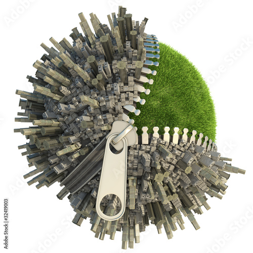 Illustration: environmental change concept environmental change concept