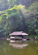 Floating house, Kwai river, Thailand