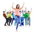 standing people group
