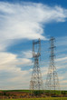 Two Pylons at Sunset