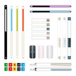 Vector set of scroll bar for web