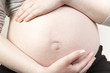 Foto: Pregnant belly from front Pregnant belly from front
