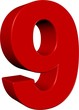 3D ZAHL 9
