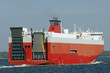 Frachtschiff auf der Ostsee bei Kiel Frachtschiff auf der Ostsee bei Kiel