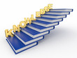 Word knowledge on books as staircase