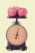 Apples on Vintage Scale