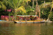 Boat on forest lake, Periyar National Park, Kerala, India