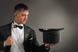 magician with hat