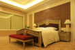 Bedroom interior in modern home Bedroom interior in modern home