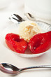Photo: Poached Pears with Ice Cream Poached Pears with Ice Cream