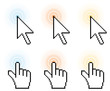 Computermaus Maus Hand Finger Pfeil touch Cursor zeigen 1