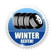 Winterreifen! Button, Icon
