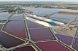 vue aérienne des Salins du midi ( camargue) vue aérienne des Salins du midi ( camargue)