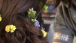 Flower hairstyle