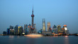 Blick auf Shanghai am abend
