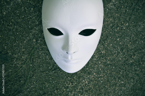 Photo: White mask for different concepts White mask for different concepts