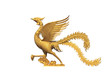Golden bird statue