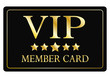 VIP MEMBER CARD