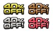 40%OFF