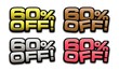 60%OFF