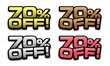 70%OFF