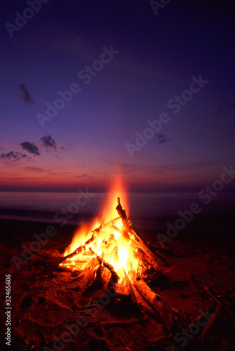Photo: Beach Campfire Beach Campfire