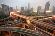 traffic in city at night