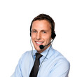 Mann im Callcenter Mann im Callcenter